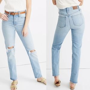Madewell Classic Straight Full-Length Jeans in Hartsville Wash Size 29
